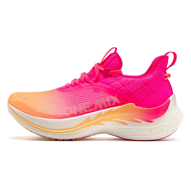 ONEMIX Carbon Fiber Plate Running Shoes Traction Shock Absorption Professional Marathon PB Racing Sports Trainers