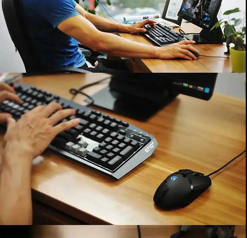 Logitech G402 Gaming Mouse Fusion Engine Tech 4 DPI Settings 32-Bit Processor Anti-Slip for Professional Competitive Gaming