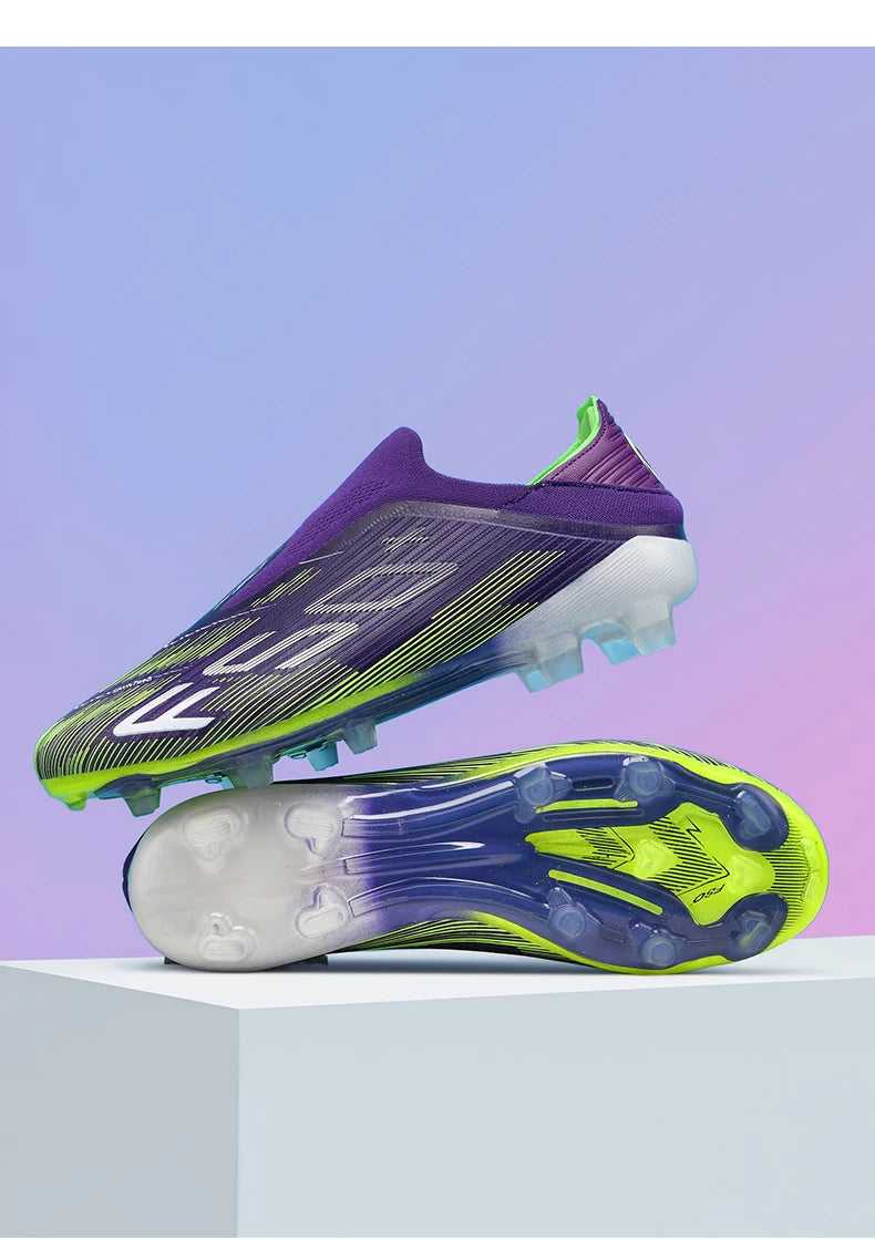 New Men's Football Boots Turf Soccer Shoes Sport Ultralight Comfortable Cleats Futsal Non Slip Fg Grass Indoor Adult Non-Slip