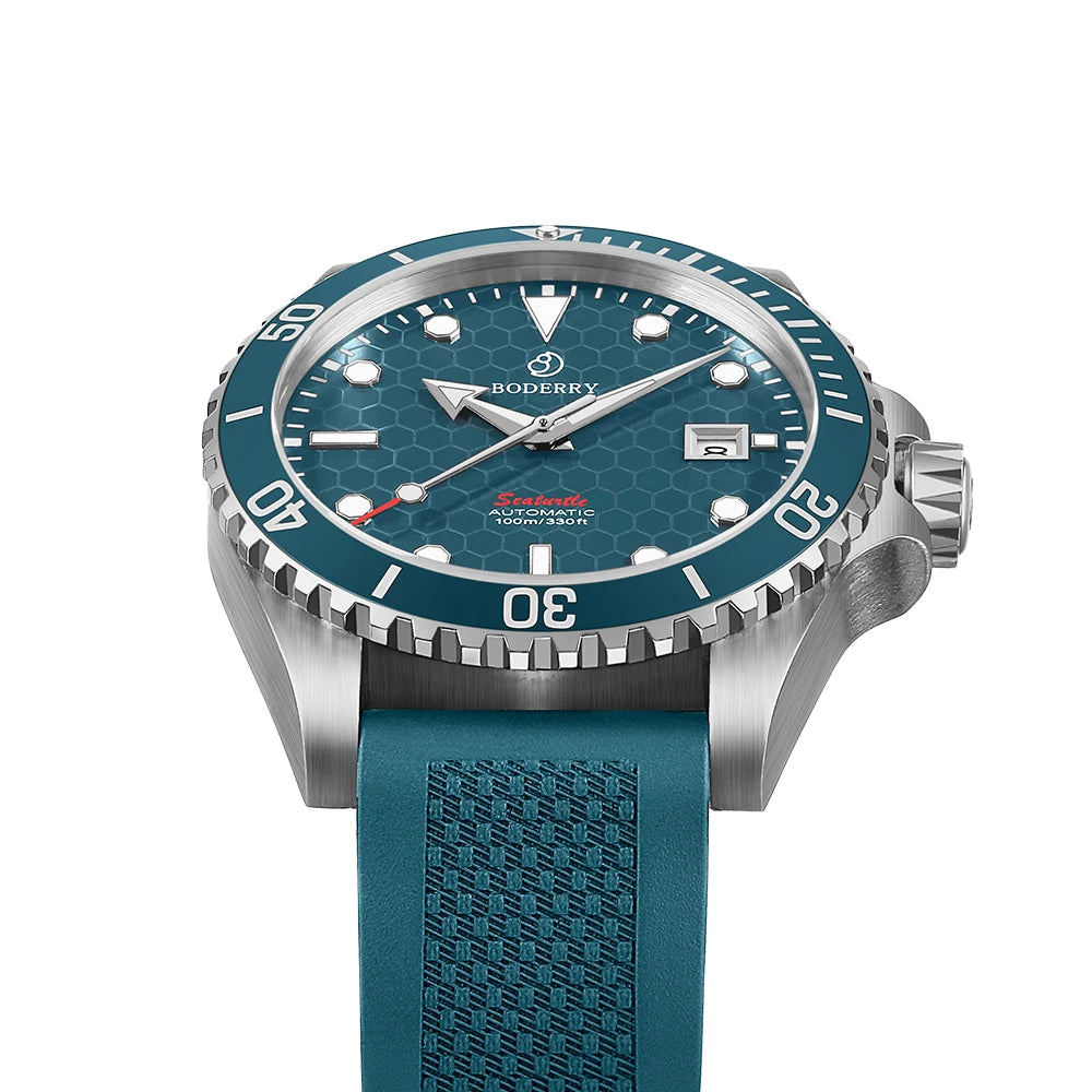 Boderry Bronze Watch Seaturtle Titanium Diver Luxury Wristwatch Automatic Mechanical Wristwatch Sport 200M Waterproof Luminous