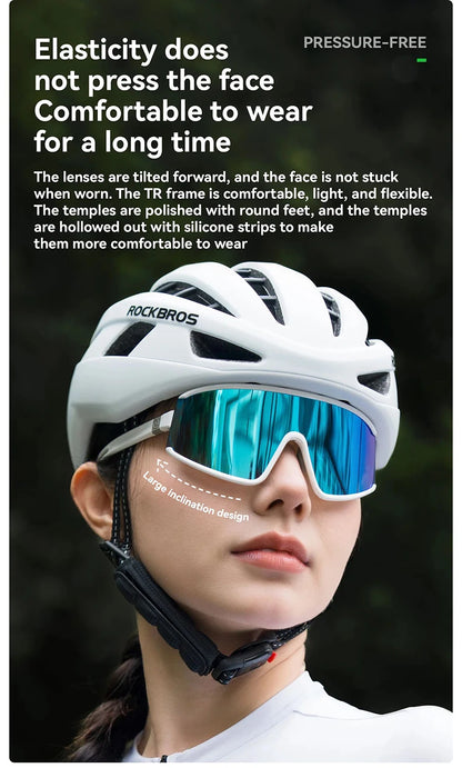 Ochelari de ciclism ROCKBROS: ochelari de soare polarizați, fotocromatici, anti-ceață, ochelari de protecție rezistenți la vânt, ochelari sportivi pentru MTB și biciclete de șosea