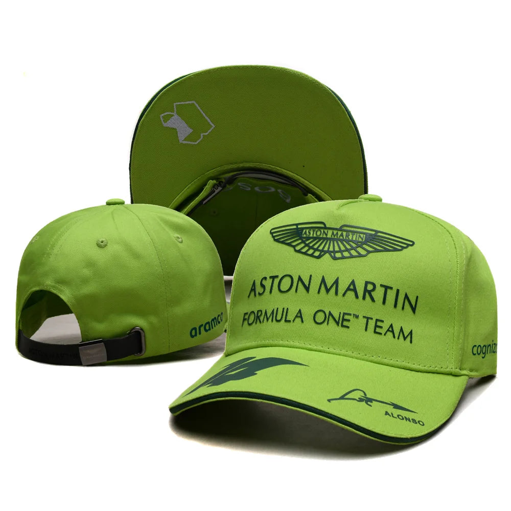 Aston Martin F1 Team Fernando Alonso Baseball Cap Men Daily Training Peaked Cap Outdoor Sports Sunscreen Sun Hat Lady Casual Cap