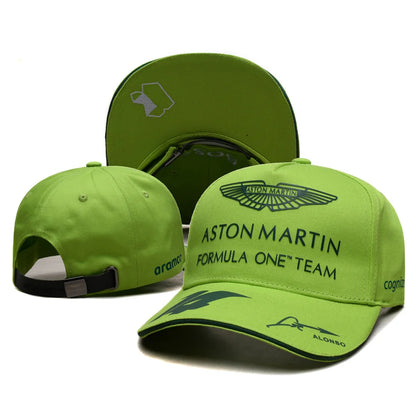 Aston Martin F1 Team Fernando Alonso Baseball Cap Men Daily Training Peaked Cap Outdoor Sports Sunscreen Sun Hat Lady Casual Cap
