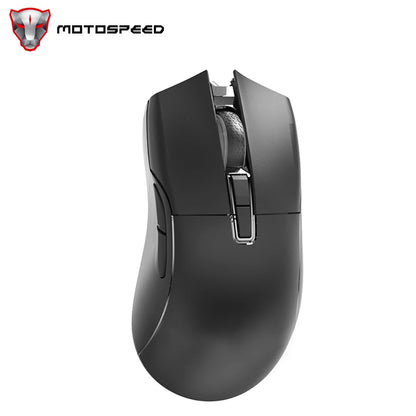 Motospeed Darmoshark N3 Pro Bluetooth – bezprzewodowa mysz gamingowa Double 8K, trójtrybowa, ładowalna, PAW3395, 64g, ergonomiczna mysz dla graczy