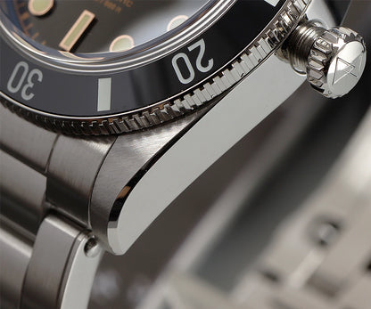 Cronos Luxury Men Watch 37mm Diver BB54 Vintage Automatic Wristwatches Female End Links Sapphire 20 Bar L6033