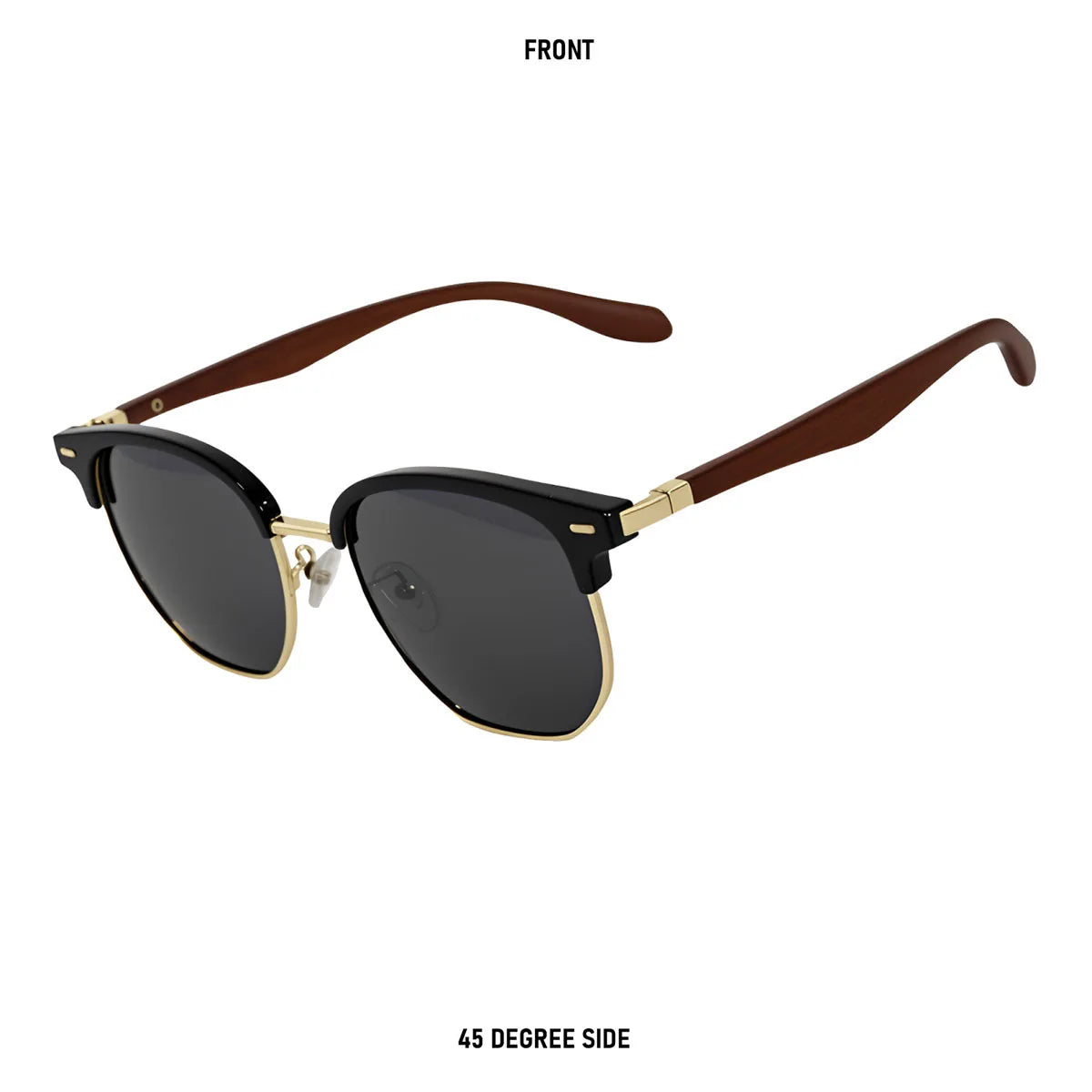 Ochelari de soare polarizați pentru bărbați, lentile semi-fără ramă, ochelari de soare vintage retro pentru femei, ochelari de soare la modă pentru vacanță, Gafas De Sol Hombre