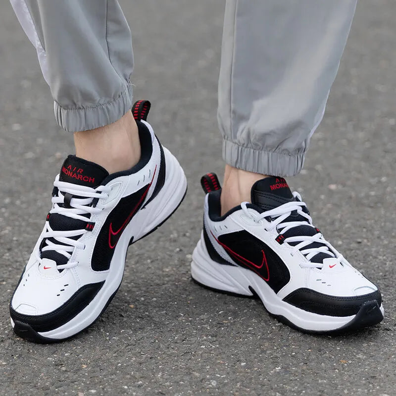 Nike Air Cushion Cushioning Design Outdoor Unisex Dad Shoes New Lightweight Comfortable Everyday Thick-Soled Dad Shoes M2K Tekno Versatile Retro Style Dad Shoes Trendy Must-Have 415445-101