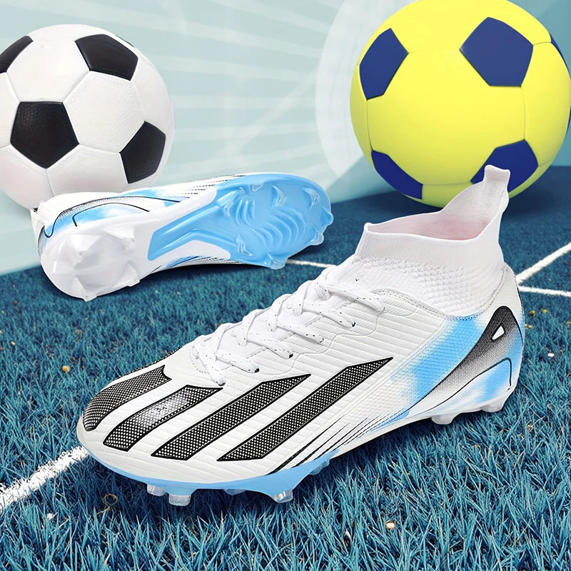 New Men's Football Boots Adult's Soccer Field Shoes Teenager's Sports Cleats Outdoor Grass Training Boots High Quality Sneakers