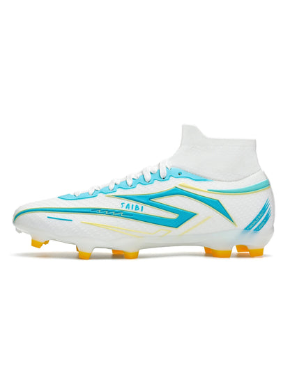 High Performance AG FG Football Boots PU Hybrid Fabric Upper TPU Strong Grip Sole Cost-effective Men Women Grass Football Shoes