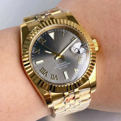 Tandorio For Wimbledon Style Dial 36mm/39mm Sapphire Glass 100m Waterproof Roman Numerals Men Watches  For Japan NH35A