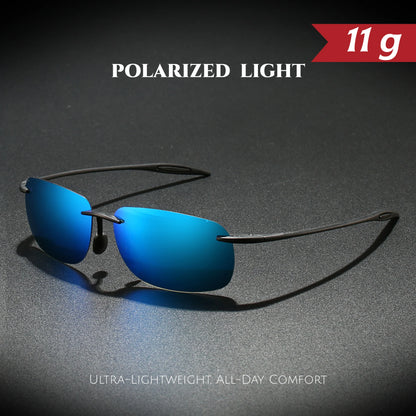 4 bucăți ochelari de soare aviator polarizați, ultra-ușori, de 11 g, cu ramă TR90 fără cadru – flexibili și confortabili, unisex, pentru condus, pescuit și activități în aer liber