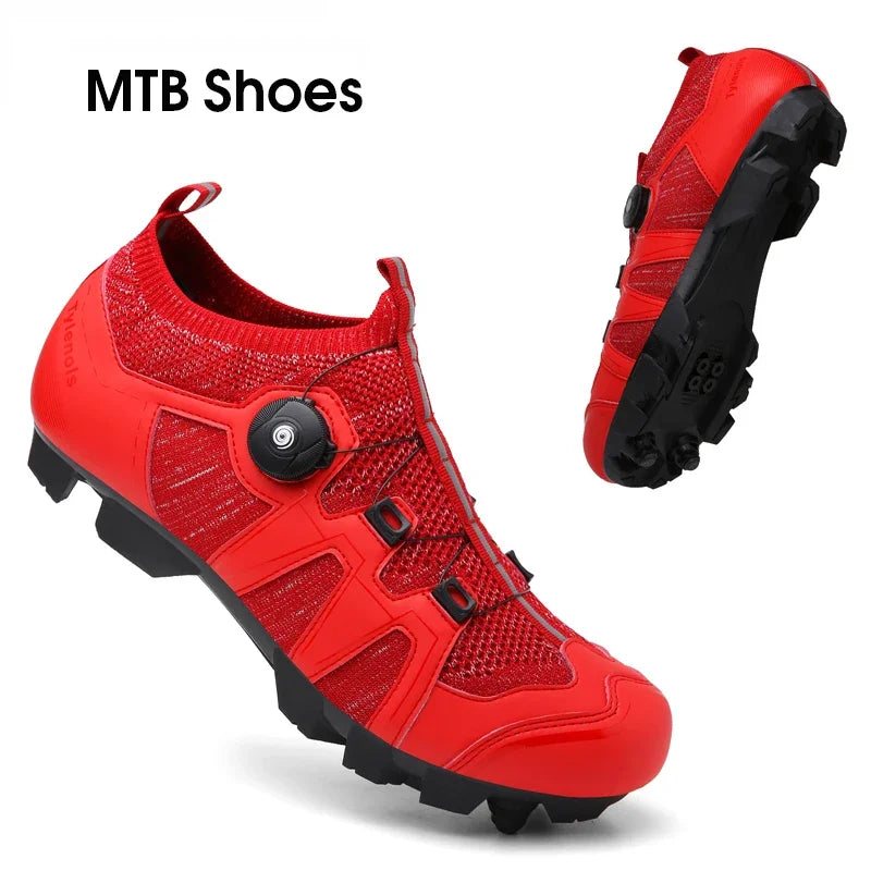 Professional Men's Road Cycling Shoes Breathable Women's MTB Bike Shoes Racing Speed Sneakers Mountain Bicycle Footwear for Shimano