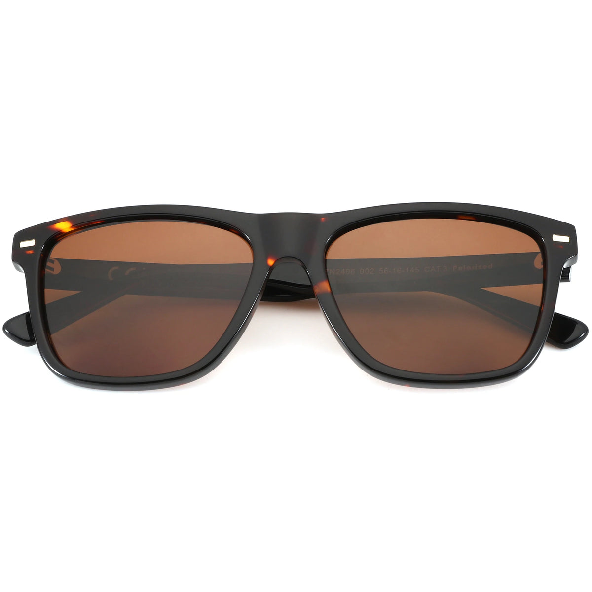 ZENOTTIC Ochelari de soare polarizați la modă, protecție UV400, ochelari de soare pătrați din acetat, design clasic, pentru femei și bărbați