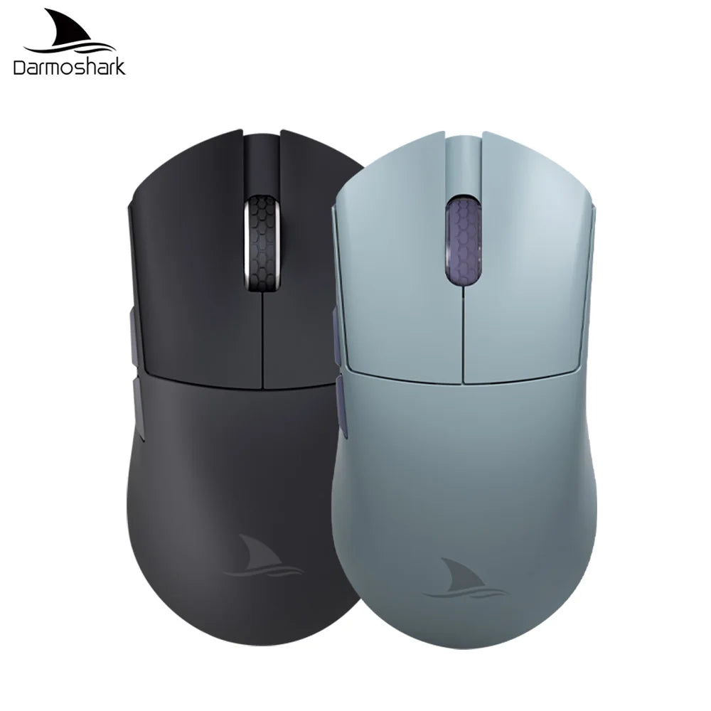 Herná myš Darmoshark M3Pro 2.4G BT bezdrôtová s trojitým režimom, snímačom PAW3395, N52840, 26000DPI, pre veľkú ruku, makro ovládač, myš na hranie