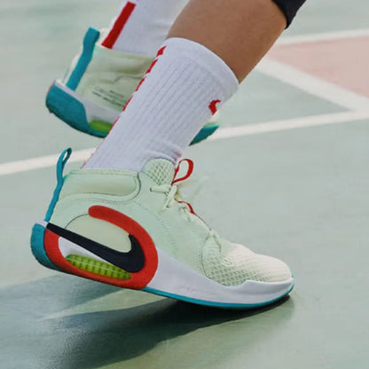 Nike Basketball Shoes for Women with Strong Wrapping and Stable Foot Support for Outdoor Training, New Air Zoom Crossover 2, Comfortable and Durable for Daily Wear, Low-Top Casual Shoes, Fashionable and Trendy, Fresh Mint Gre