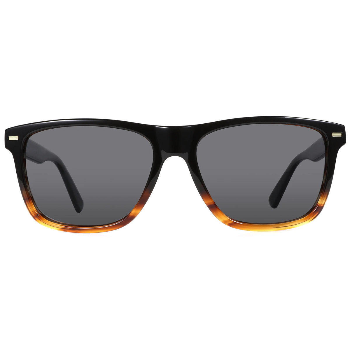 ZENOTTIC Ochelari de soare polarizați la modă, protecție UV400, ochelari de soare pătrați din acetat, design clasic, pentru femei și bărbați