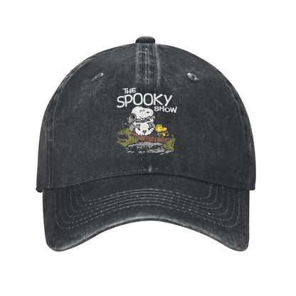 Sleeping Snoopy Baseball Caps Casual Distressed Washed  Snapback Cap Unisex Style Outdoor Summer Adjustable Caps Hat