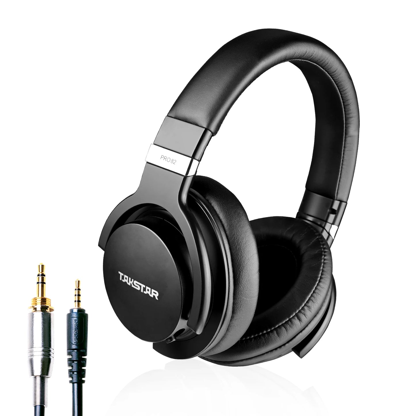 Auscultadores de Monitorização Profissional Takstar PRO82 – Headset de Estúdio HiFi Estéreo com Fio para Gravação, Gaming e Som de Precisão com Graves Ajustáveis