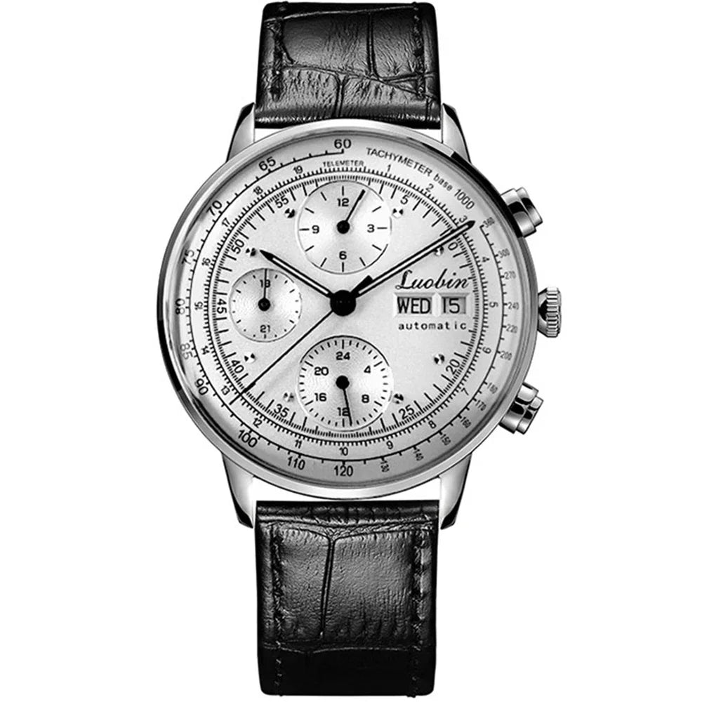 Luxuriöse Automatikuhr für Herren, mechanisch, selbstaufziehend, Business-Armbanduhr aus Edelstahl mit Leuchtanzeige, Relojes Para Hombre 2020