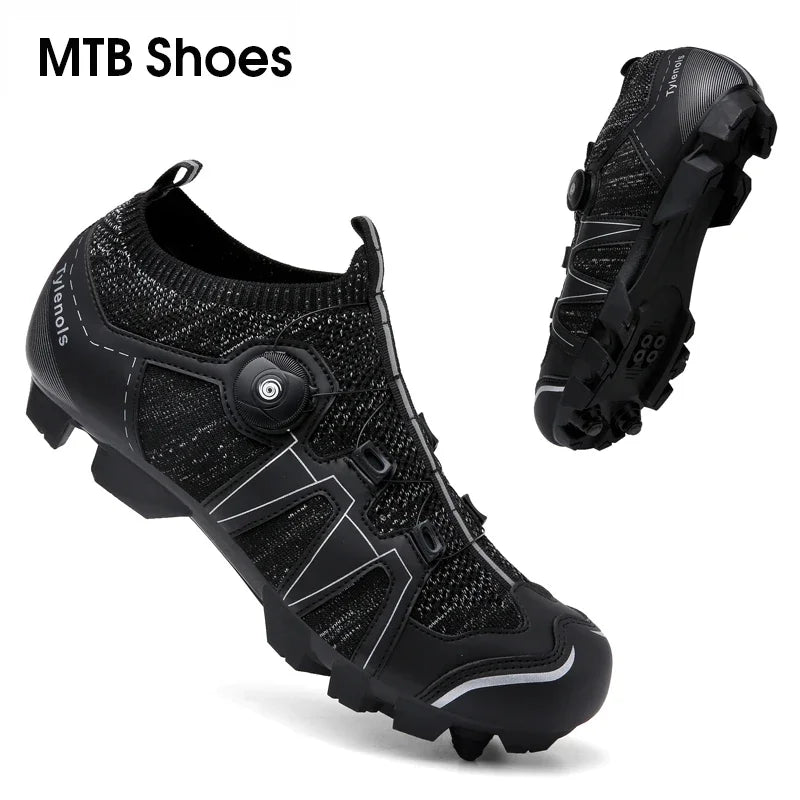 Professional Men's Road Cycling Shoes Breathable Women's MTB Bike Shoes Racing Speed Sneakers Mountain Bicycle Footwear for Shimano