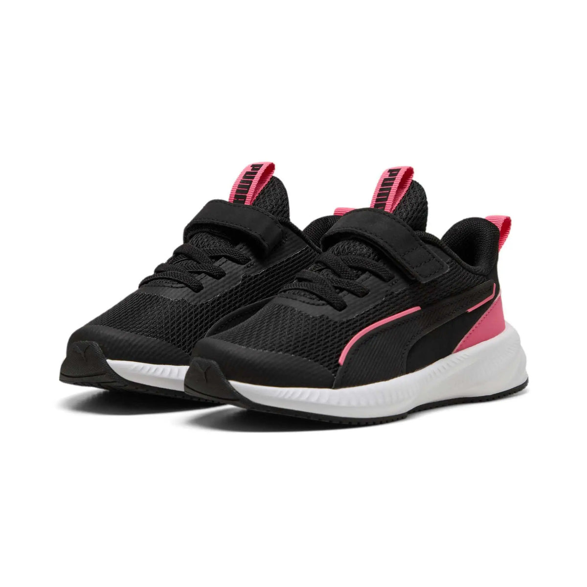Baskets Puma Flyer 3 AC+ pour enfants, noir et rose, Magic Rose, blanc, 401527-03