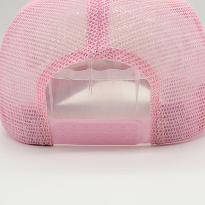 SpongeBobs Baseball Cap Kids Adult Summer Outdoor Sports Sun Hat Child Cute Letter A-Z Sunbonnet Breathable Mesh Headgear Gift