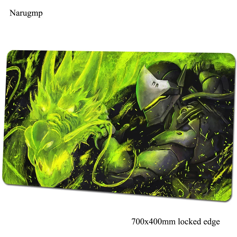 Alfombrilla de ratón Overwatch 700x400x3mm gaming anime con personalidad, esterilla de escritorio para oficina y notebook, regalo para niño, padmouse para juegos PC gamer