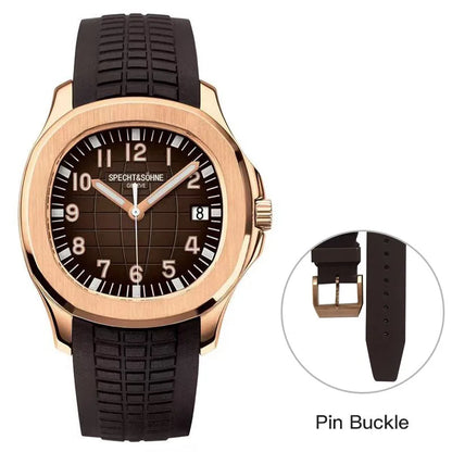 Specht&Sohne 40MM Men's Watches Mechanical Watch Japan Miyota 8215 Movt Rose Gold Stainless Steel Classic 5167 Watch Waterproof