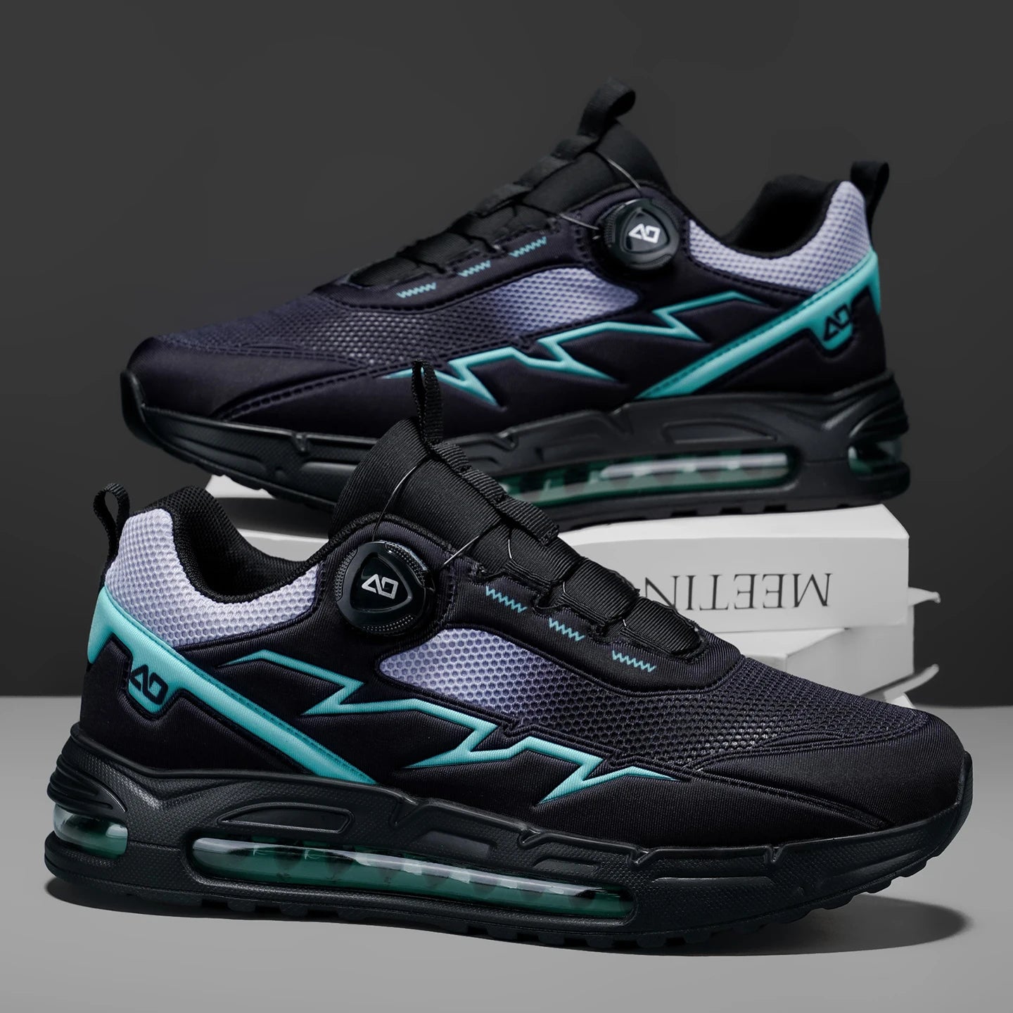 Zapatillas de running para hombre de primavera y verano, calzado de senderismo para exteriores, zapatillas de trail resistentes al desgaste con cierre BOA, transpirables, de estilo deportivo y casual