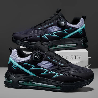 Zapatillas de running para hombre de primavera y verano, calzado de senderismo para exteriores, zapatillas de trail resistentes al desgaste con cierre BOA, transpirables, de estilo deportivo y casual