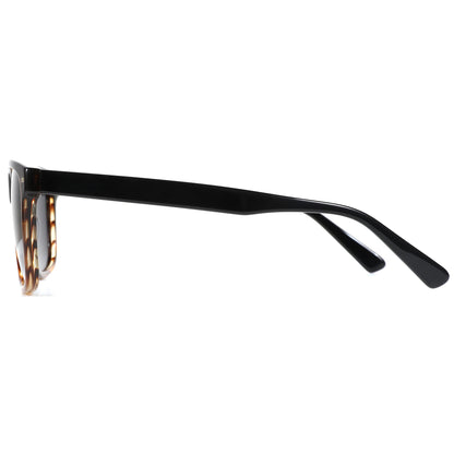 ZENOTTIC Ochelari de soare polarizați la modă, protecție UV400, ochelari de soare pătrați din acetat, design clasic, pentru femei și bărbați