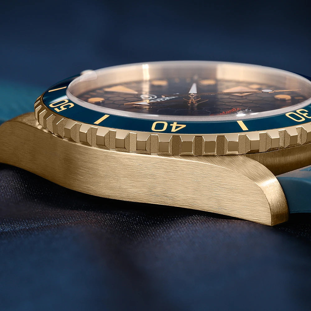 Boderry Bronze Watch Seaturtle Titanium Diver Luxury Wristwatch Automatic Mechanical Wristwatch Sport 200M Waterproof Luminous