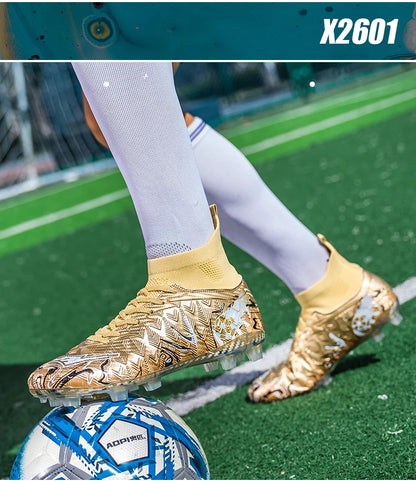 New Men's Professional Soccer Shoes Non-slip Football Boots Unisex Breathable Futsal Sports New Cleats Drop Shipping Ultralight