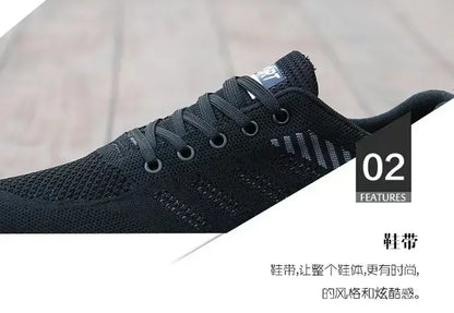 Men's Casual Running Shoes 2025 with Outdoor Anti-Slip Design Gray Flat Sports Shoes Black Fashionable Low-Priced Men's Shoes