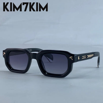 Ochelari de soare polarizați, pătrați, în stil punk, pentru bărbați, de marcă de lux, clasici, dreptunghiulari, cu protecție UV400, pentru șofat, la modă, pentru activități în aer liber