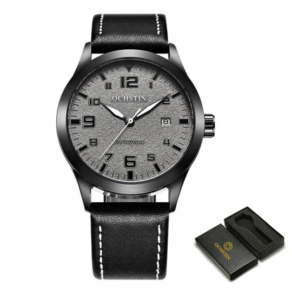 OCHSTIN Men Automatic Mechanical Watch Luxury Casual Dress Military Outdoor Sports Army Mens Wristwatches Waterproof Male Clock