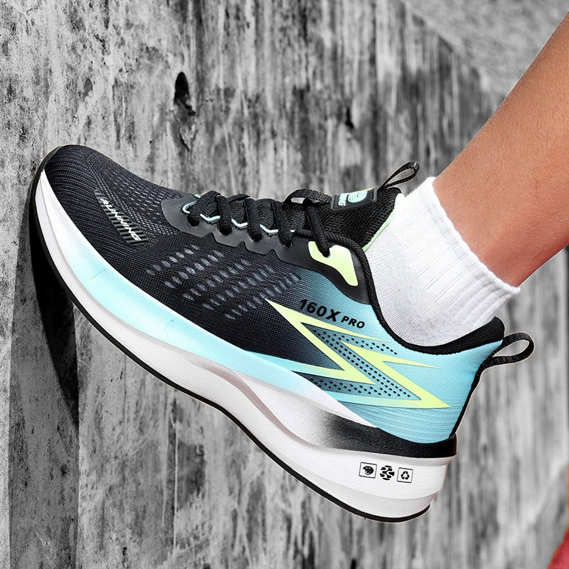 Specialty Marathon Running Shoes for Men Sports Breathable Lightweight Carbon Plate Women's Comfortable Athletic Non-Slip Sneakers