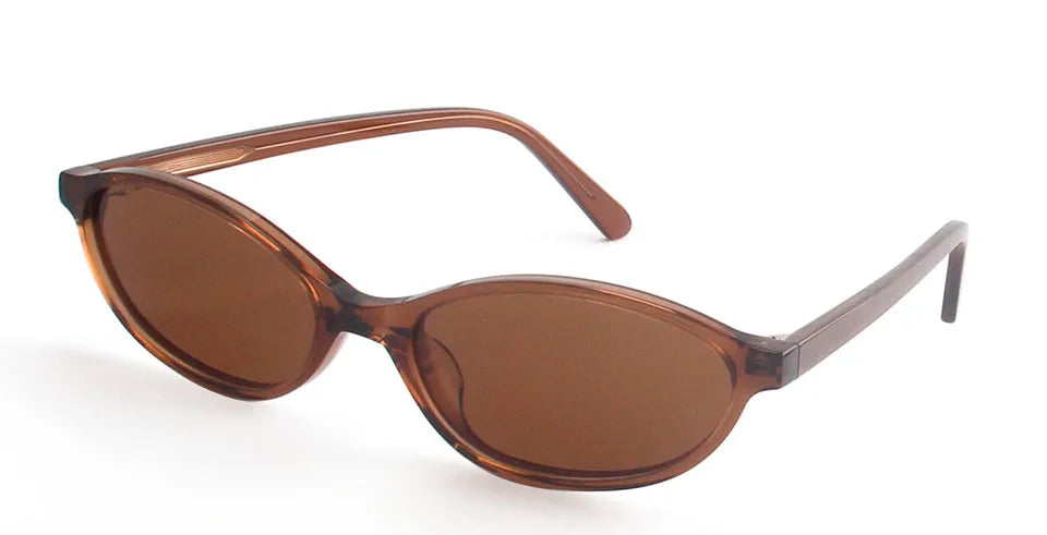 Ochelari de soare mici, ovali, din acetat, la modă, pentru femei, în stilul anilor '90; ochelari de soare vintage pentru bărbați; ochelari polarizați la modă, cu protecție UV400
