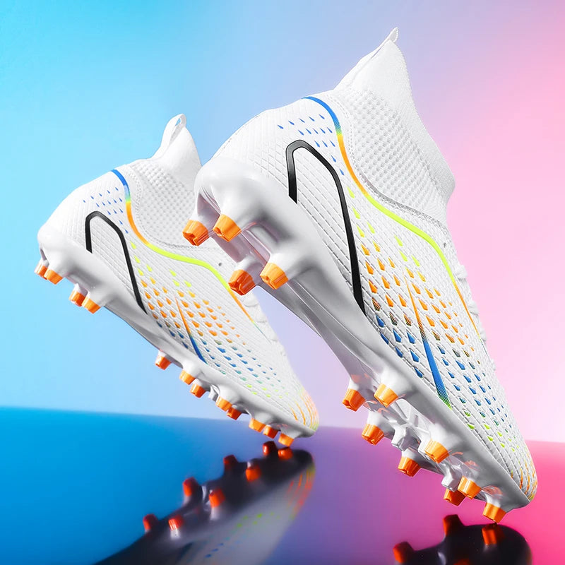 Mens Football Field Boots Ultralight Turf Indoor Society Training Soccer Shoes Cleats for Kids Sneakers TF/FG Football Shoes