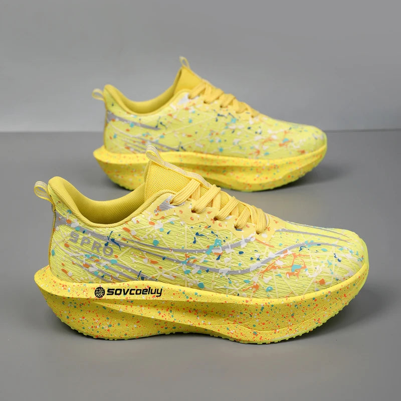 Zapatillas de running para hombre Marathon, transpirables, ligeras y cómodas, calzado casual deportivo de corte bajo resistente al desgaste para hombre