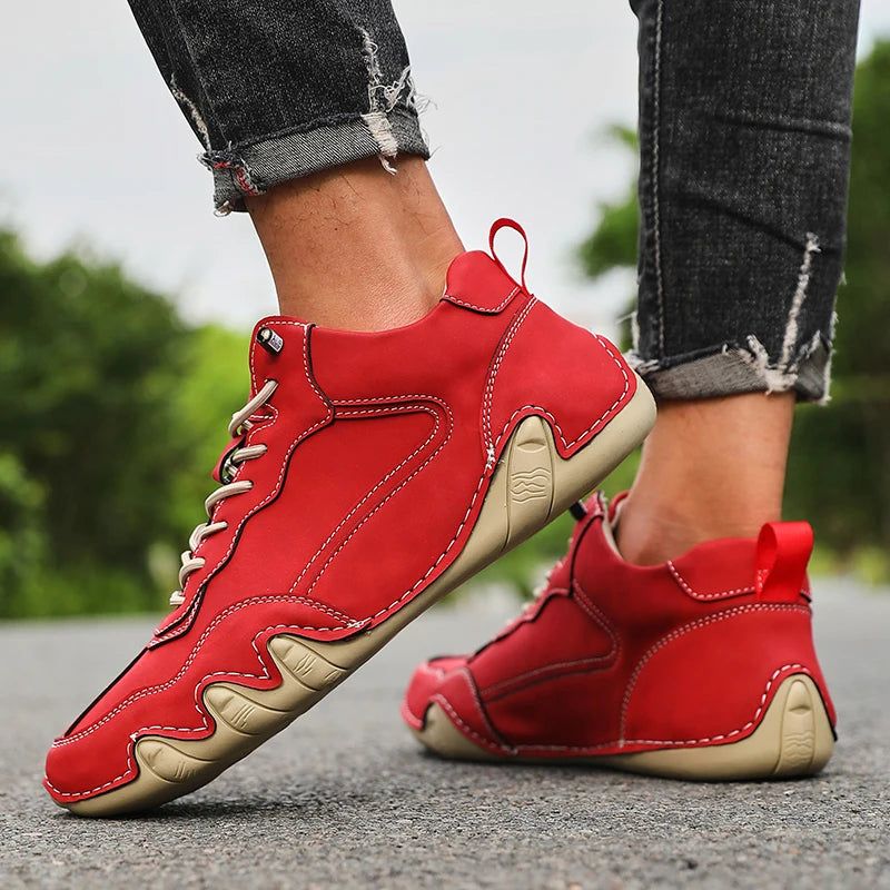 Men's Casual Shoes Comfortable High-end Leather Fashionable Casual Loafers Walking Sports Shoes Facon Designer Shoes 2025