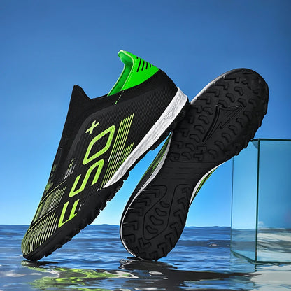 Nouvelles chaussures de football pour hommes, crampons, baskets légères de haute qualité, pour l'entraînement sur gazon, bottes de football très vendues, antidérapantes, mi-hautes, pour l'extérieur.
