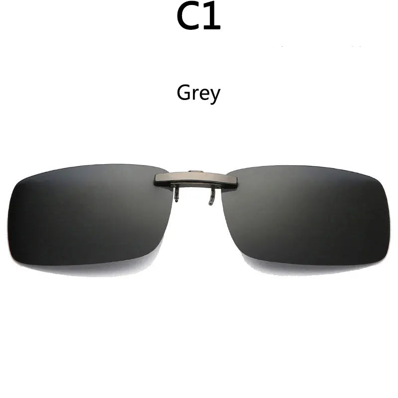 BOYSEEN Ochelari de soare polarizați cu clemă, lentile pentru vizibilitate zi și noapte la volan, unisex, sport, pescuit, ochelari pentru miopie, bărbați, femei, călătorii, activități în aer liber