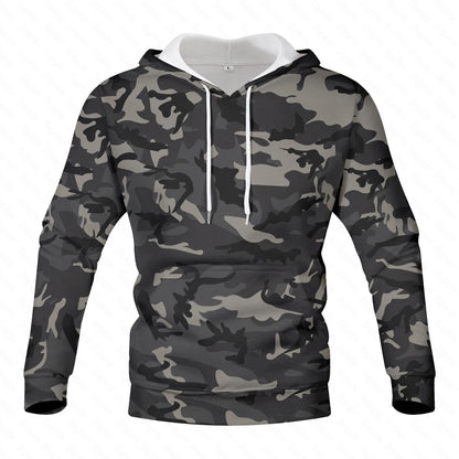 Camouflage Hoodies Men 2023 Spring Mens Military Hooded Sweatshirts Hoodie Male Street Hoody Army Green Sweatshirt Hip Hop S-4XL