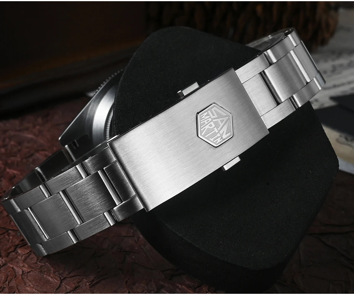San Martin Upgraded BB58 40mm Retro Luxury Men Diver Watch NH35 Automatic Mechanical Sapphire 200m Waterproof Reloj SN0008D