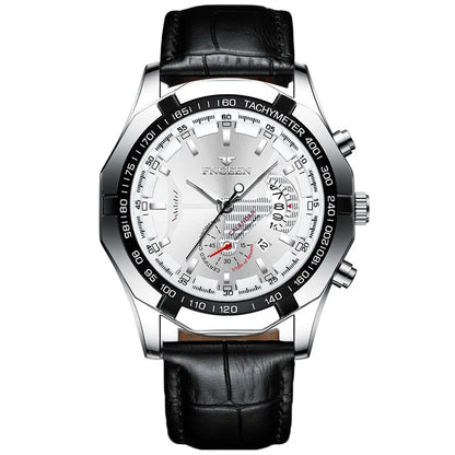BINBOND Orginal Quartz Wristwatches For Men Luxury Luminous Waterproof Auto Date Men's Watch Stainless Steel Reloj Free Ship