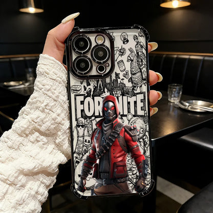 Популярен геймърски калъф за телефон FortniteS Plating за Samsung A37 A57 A07 A36 A16 A35 A55 A25 A26 A05s A15 A54 A34 A24 A14 A05 A04 4G 5G