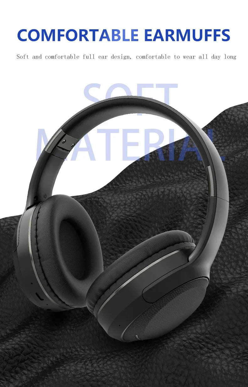 Wireless TV Headphones Bluetooth 5.0 USB Adaptor Stereo Headset Foldable Helmet Earbuds with Mic for Samsung TV PC Music