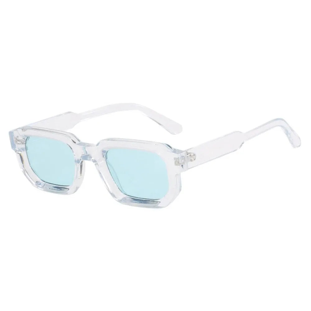 Ochelari de soare pătrați cu ramă mică, protecție UV, stil punk, pentru femei, cu imprimeu leopard, UV400, ochelari retro, pentru fotografie