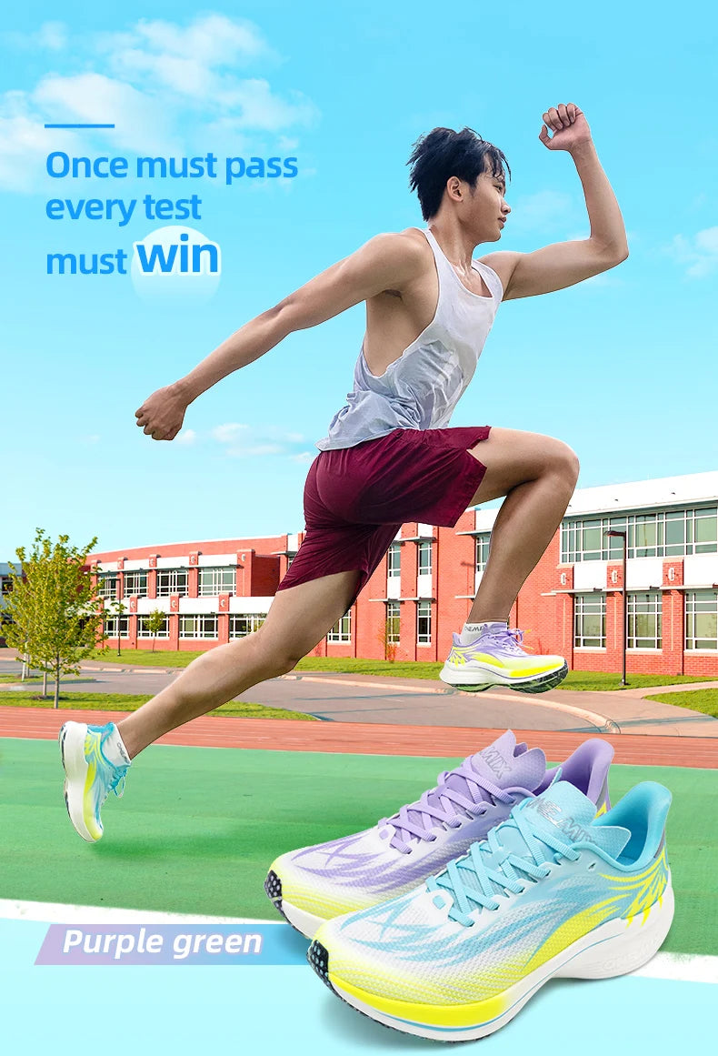 ONEMIX 2026 New Arrival Training Running Shoes for Men, Full Sole Nylon Plate Sport Shoes, Breathable Summer Female Jogging Shoes